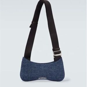 JACQUEMUS New “Le Bisou Gros Denim Crossbody Bag In Blue”